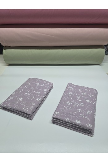 pınarhome collectıon 100% Patterned Fabric Ranforce Covered Pillowcase --50X70Cm--2 Pieces (1 Pair)