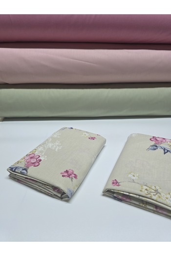 pınarhome collectıon 100% Patterned Fabric Ranforce Covered Pillowcase --50X70Cm--2 Pieces (1 Pair)
