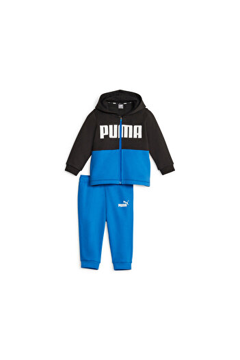 Puma Kids Unisex Minicats Colourblock Jogger Suit - Blue