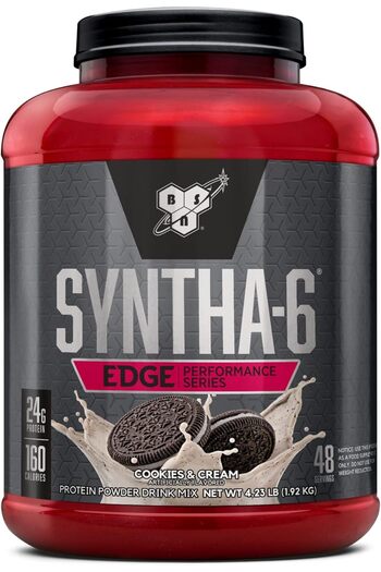 BSN SYNTHA-6 EDGE Protein Powder, Cookies N Cream, 48 Servings