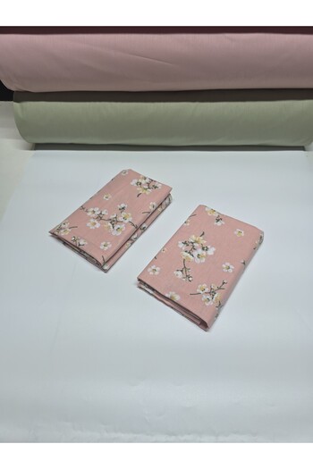 pınarhome collectıon 100% Patterned Fabric Ranforce Covered Pillowcase --50X70Cm--2 Pieces (1 Pair)