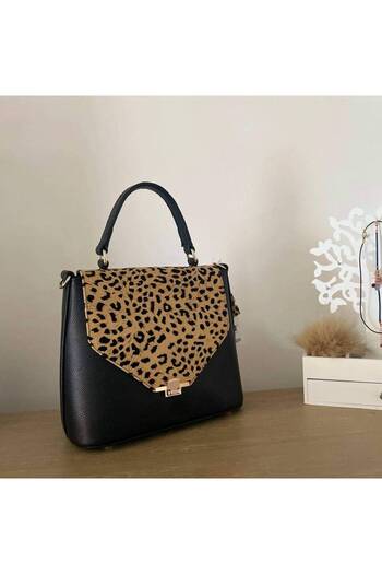 Zea Geanta Office De Dama Piele Naturala Neagra nap263