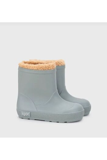 IGOR Yogi Borreguito Unisex Children's Green Fur Rain Boots