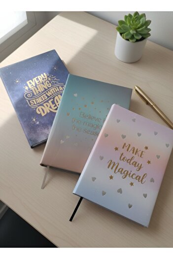Taros Set of 4 Notepads A5 Size - for School, Office and Daily Use