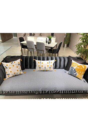 LUWİNO HOME 115X200 Patterned Sofa Cover Covering the Seat |   Non-Slip, Stylish and Washable Design