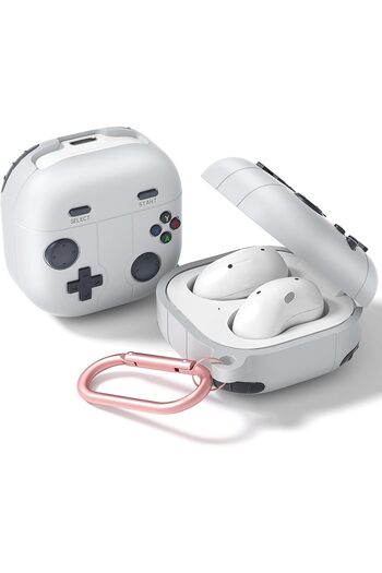 O Ozone Case Compatible with Samsung Galaxy Buds FE/2 Pro/2/Pro/Live, 3D Game Console Design Silicon
