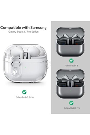 O Ozone Case For Samsung Galaxy Buds 3 & Galaxy Buds 3 Pro Case Cover (2024), Anti-drop