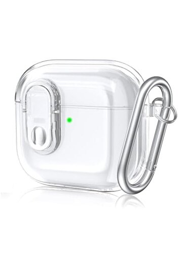 O Ozone for Airpods 4 Case Cover (2024), Secure Lock Clear Soft TPU Anti-drop Anti-scratch Protectiv