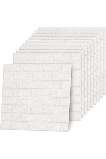 SKY TOUCH SKY-TOUCH 10pcs 3D Wall Sticker Self-Adhesive Wall Panels: Anti-Collision Soft Package Decorative Wa