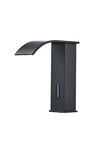 BisDesign Baterie chiuvetă baie ®, senzor, finisaj negru mat, dimensiune 15 cm
