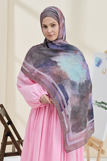 Modakaşmir Mistral Pattern Bamboo Shawl