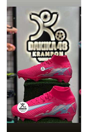 Store DAKİKA 48 KRAMPON PEMBE KİDS BİLEKLİ FUTBOL AYAKKABISI