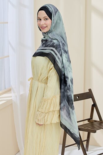 Modakaşmir Ashira Pattern Bamboo Shawl