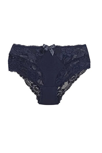 Bleu Petite 3-Pack Plus Size High Waist Lace Cotton Women's Panties