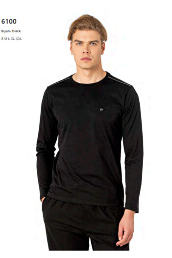 Pierre Cardin Men's Long Sleeve Pajama Set 61Al0In0Da