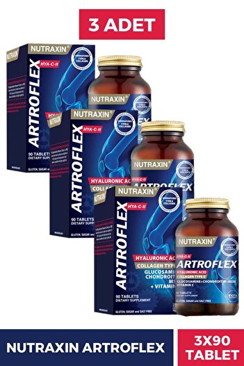 Nutraxin Artroflex Hya C-Ii 90 Tablets 3 Pieces