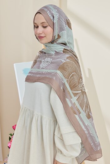 Modakaşmir Melia Pattern Bamboo Shawl