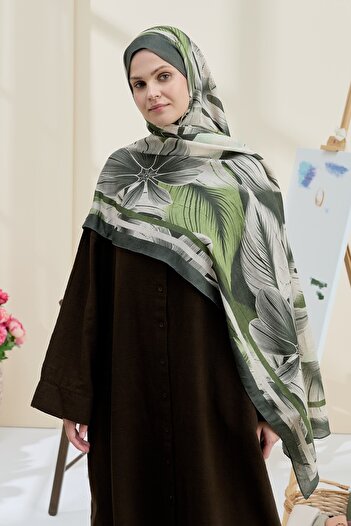 Modakaşmir Palmira Pattern Bamboo Shawl