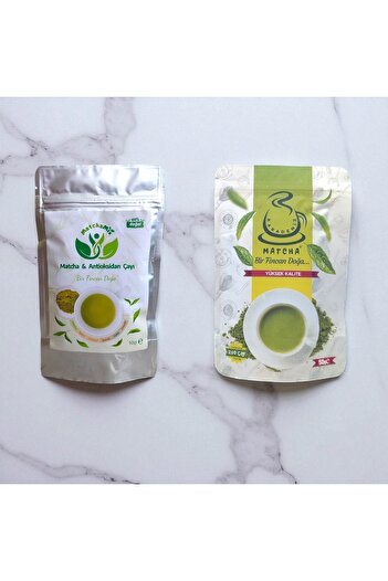 Karadeniz Matcha Pure Matcha 50 Gr and Spiced Matcha 50 Gr