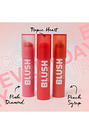 TECHNIC Technic blush, pink, shimmer finish