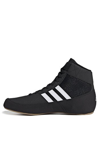 adidas Pantofi de box pentru băieți, negri, PERFORMANCE & CORE-AQ3327 CBLACK/FTWWHT/IRONMT