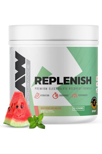 RAW Replenish, Premium Electrolytes Powder Recovery Formula - Flavored Electrolyte Drink Mix Supplem