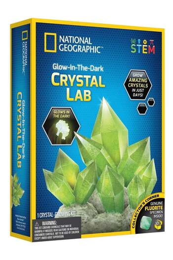 NATIONAL GEOGRAPHIC Glow-In-The-Dark Crystal Lab
