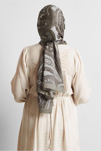 Alvina Ethnic Patterned Shal 8553
