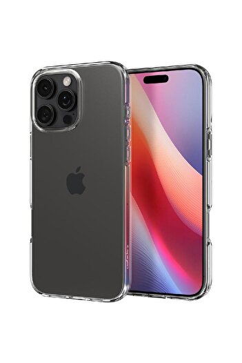 Spigen rystal Flex Back Cover Mobile Case for iPhone 16 ProCrystal Clear