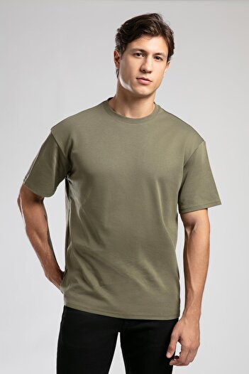 Lee Cooper Meriso Men's O-Neck T-Shirt Green