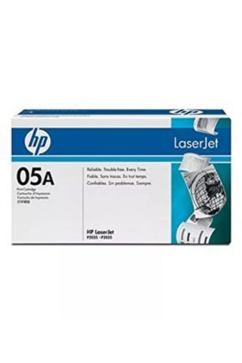 HP INK CARTRIDGE CE505A BLACK COLOR