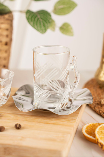 crystalhome 18 Piece Tea and Coffee Set
