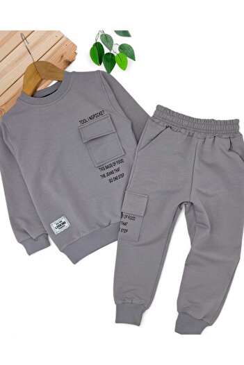voyyo kids baby Boy's 2-3-4-5-6 Years Old Seasonal 2 Yarn Compact Tracksuit Set