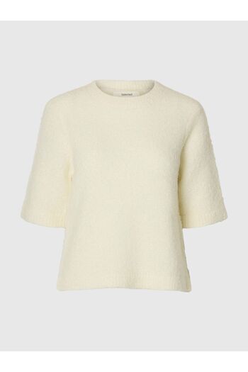 Selected Femme Strickoberteil Wollmix