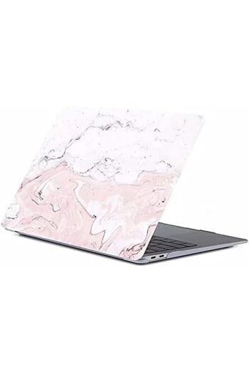 O Ozone Hard Case for Macbook Pro 16 Inch Cover 2019 UV Printed Compatible with A2141 White Rose Marble