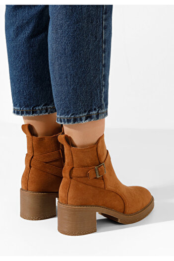 B T Shoes Camelové kotníková obuv Beta