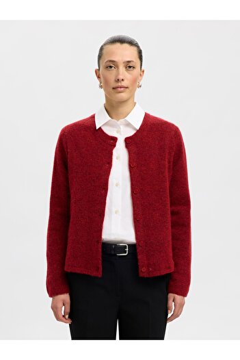 Selected Femme Strickjacke Wollmix