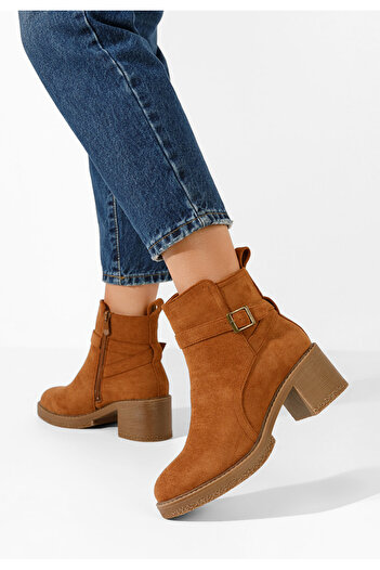 B T Shoes Camelové kotníková obuv Beta