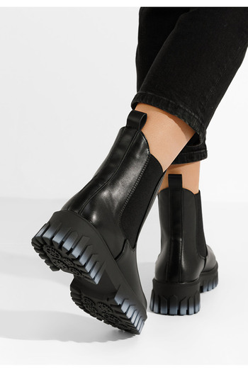 B T Shoes Μποτάκια Chelsea γυναικεία Tiziana Μαύρα