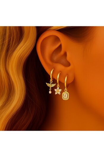 BY YASİN TOPÇU "Angel Touch Charm Trio - Gold"