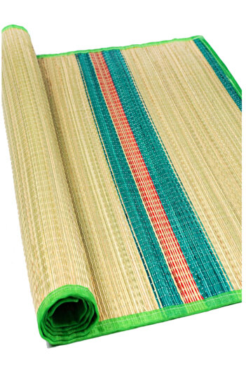 Generic Natural Sleeping mat 3.5 X 6 feet Yoga Grass Mat/Floor Mat/Back pain /Jute threads material