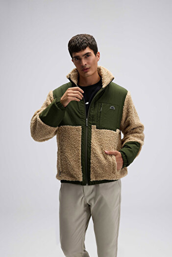 Ellesse Men's Zippered Fleece Coat Em511-Bg