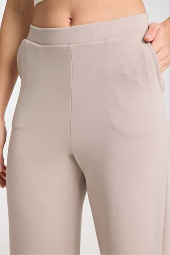 MojerHermosa Pipe Leg Steel Knitted Trousers