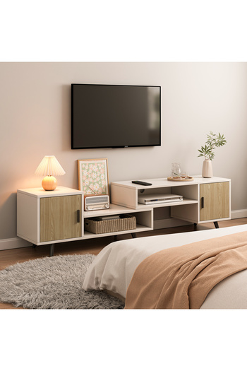 Sheinhome Stretchable multi-functional TV cabinet, can be integrated into a variety of styles