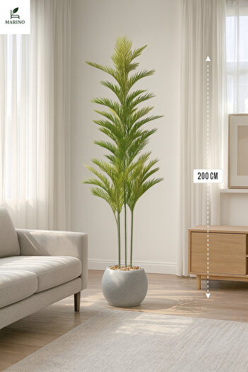 MARINO 🌴 Artificial Areca Tree - 3 Branches - 200 cm