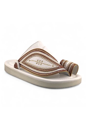 Al fanoos Handcrafted Heritage Leather Sandals l 07