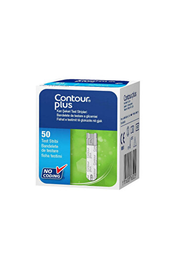 Other Contour Plus blood glucose tests, 50 pieces, Ascensia Care