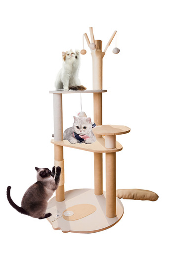 KidLe Cat Climbing Frame Cat Tree Cat Scratching Posts Cat Tower
