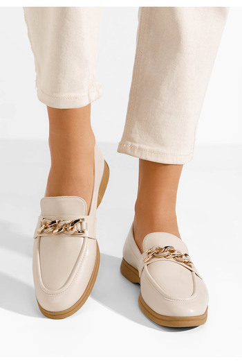 B T Shoes Μοκασίνια γυναικεια Eroche μπεζ