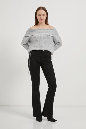 Arma Life Armalife 1179 Madonna Collar Draped Women's Knitwear Sweater